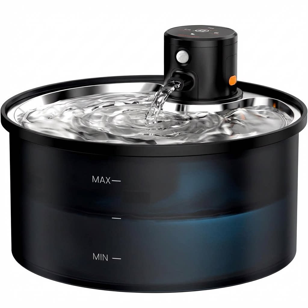 Stainless Steel Wireless Smart Pet Automatic Water Fountain
