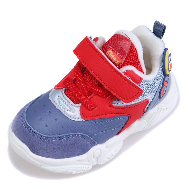 Short Pile Thickened Two Cotton Sneakers Ultra Light Solid Sole
